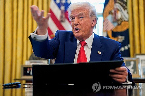 트럼프 대통령[워싱턴 로이터=연합뉴스]